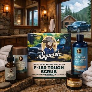 Dr. Squatch F-150 Tough Scrub Soap  New in Box Limited Edition